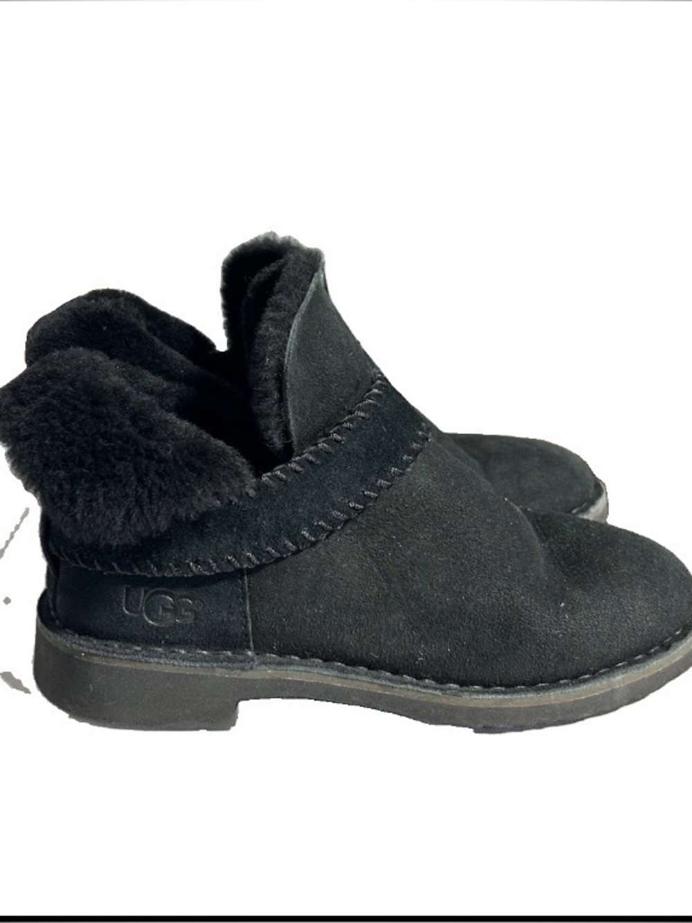 UGG McKay women’s black suede boot size 7 New without box!!!